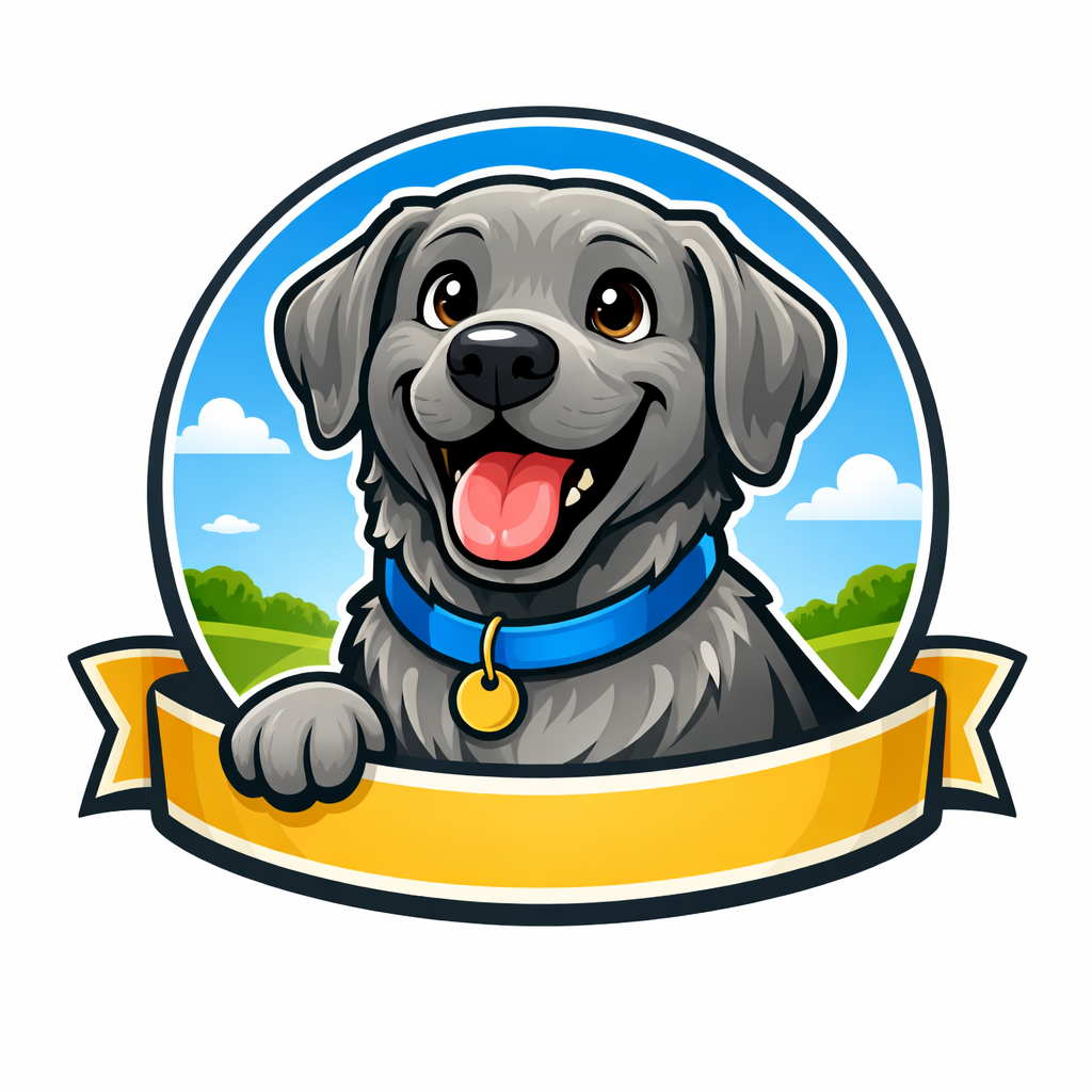 Silver Labrador Logo